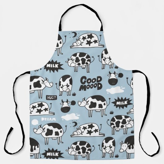 Tablier Vache et lait (Recto)