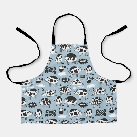 Tablier Vache et lait (Recto)