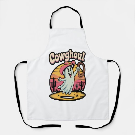 Tablier Vache Ghoul Halloween Éffrayant (Recto)