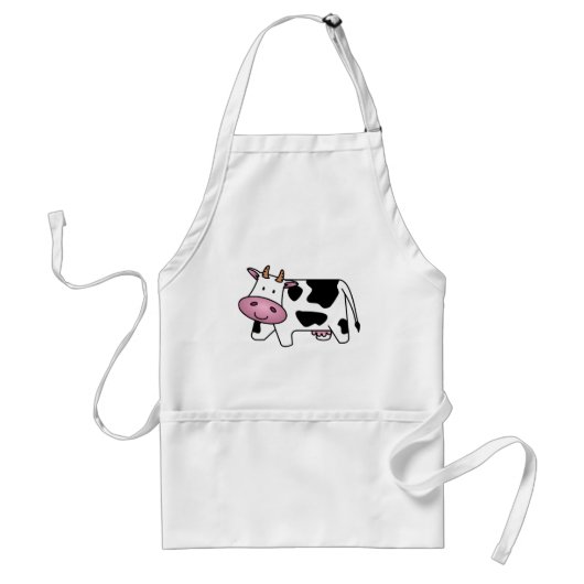 Tablier Vache heureuse (Devant)