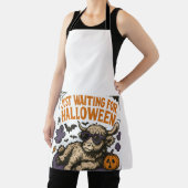 Tablier Vache Highland attendant Halloween (Insitu)