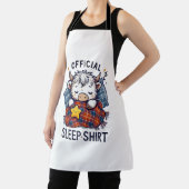 Tablier Vache Highland, sommeil officiel (Insitu)