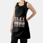 Tablier Vache Noël Vache Louvain Cadeau Vacances ferme (Insitu)