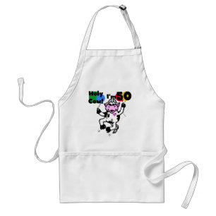 Tablier Vache sainte je suis 50 T-shirts et cadeaux