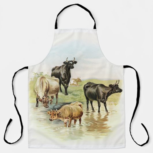 Tablier Vaches vintages (Recto)