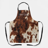 Tablier Vachette de l'Ouest à la crème Brown (Recto)