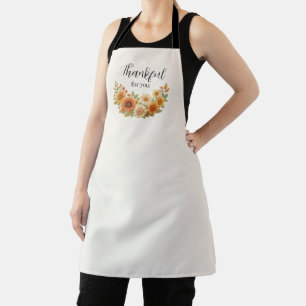 Tablier Vague d'automne - Automne Floral Thanksgiving
