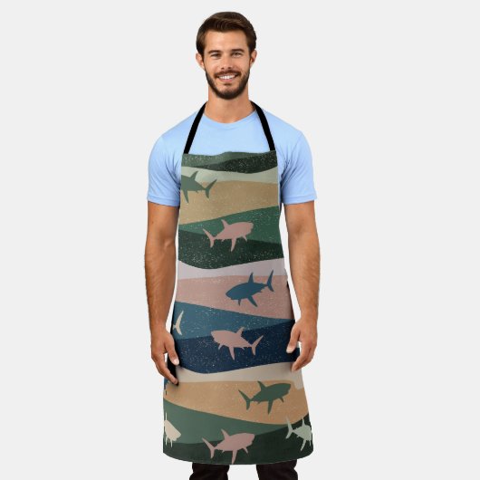 TABLIER VAGUE DE REQUIN VINTAGE (Porté)