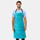 Tablier Vague de Turquoise- (Porté)