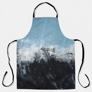 Tablier Vague marine : design peint à la main