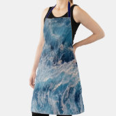 Tablier Vagues bleu océan (Insitu)