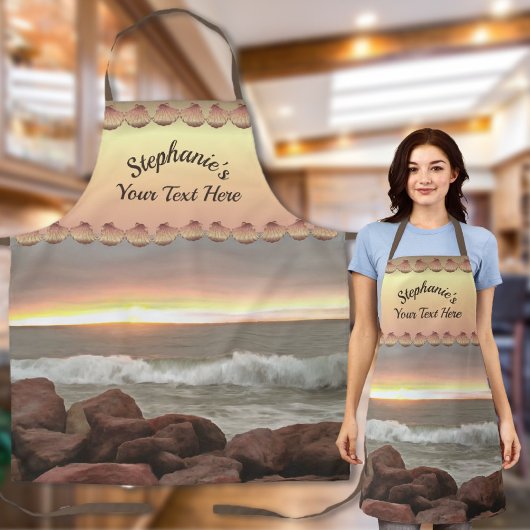 Tablier Vagues et boulders 0893