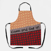 Tablier Vagues et pluie (Recto)