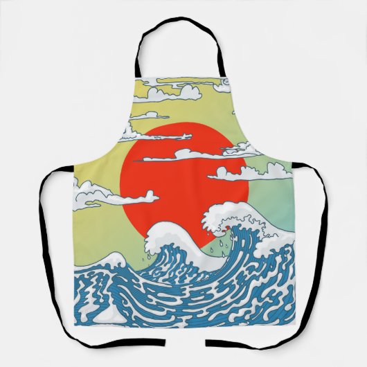 Tablier Vagues Japonaises (Recto)