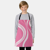 Tablier Vagues Roses (Porté)