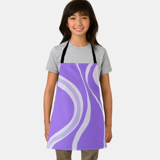 Tablier Vagues Violettes (Insitu)