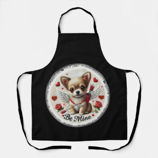 Tablier Valentine Angel Chihuahua Apron - Be Mine Kitchen