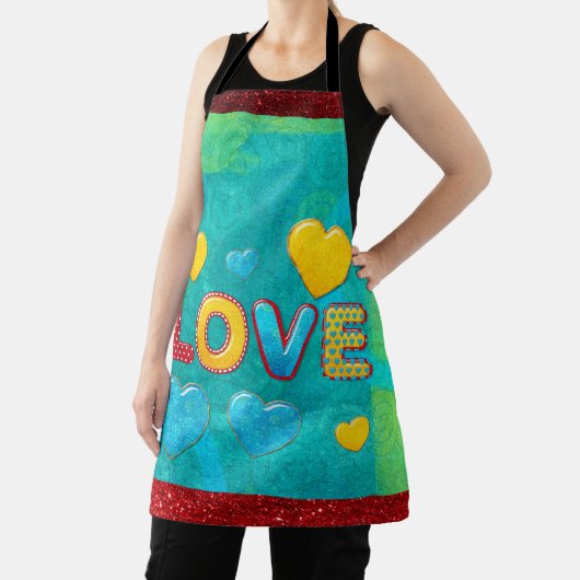 Tablier Valentine Fun 3D Mix and Match (Insitu)