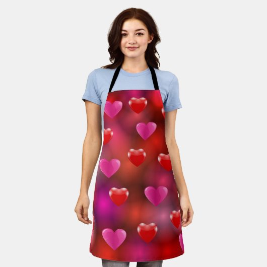 Tablier Valentine Hearts (Porté)