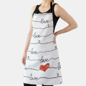Tablier Valentine Hearts : Conception 3D (Insitu)