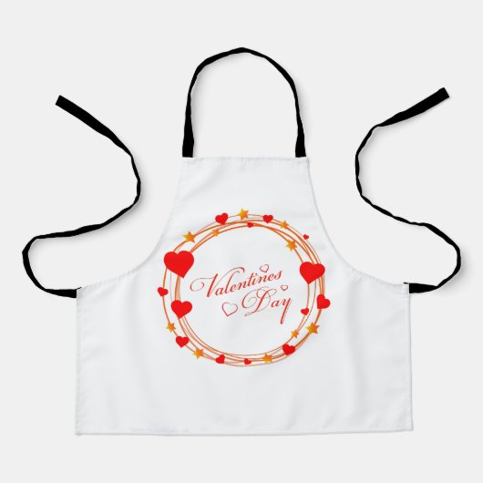 Tablier Valentine's Day Circle Design-25695 (Recto)