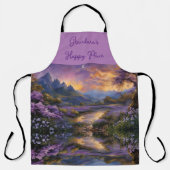 Tablier Vallée de la Lavender à Dawn (Recto)