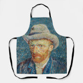 Tablier Van Gogh - Autoportrait avec un Casquette gris (Recto)