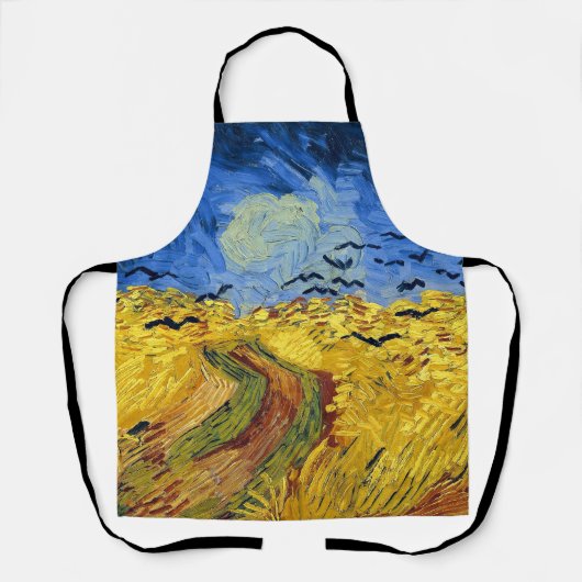 Tablier Van Gogh Champs de blé Impressionniste Peinture (Recto)