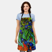 Tablier Van Gogh - Irises, 1889, (Porté)