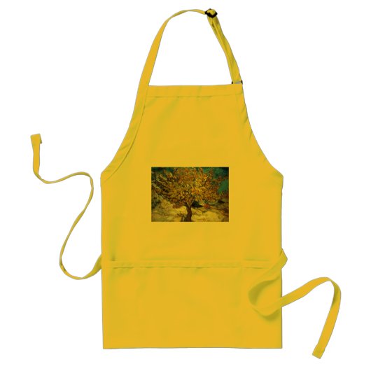Tablier Van Gogh Mulberry Tree Art impressionniste (Devant)