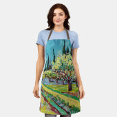 Tablier Van Gogh - Orchard Bordé par Cyprès (Porté)