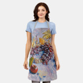 Tablier Van Gogh - Raisins, citrons, poires et pommes, (Porté)