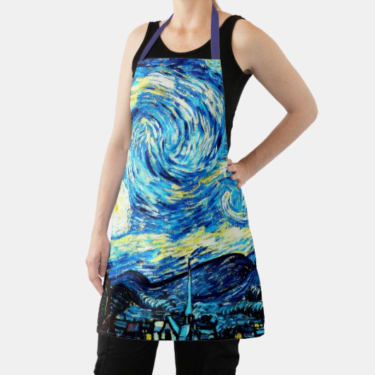 Tablier Van Gogh, Starry Night, (Insitu)