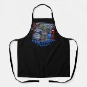 Tablier Vancouver Apron Vancouver Landmark Souvenir Aprons (Recto)