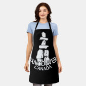 Tablier Vancouver Apron Vancouver Souvenir Apron (Porté)