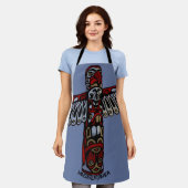 Tablier Vancouver Apron Vancouver Totem Pole Souvenirs (Porté)