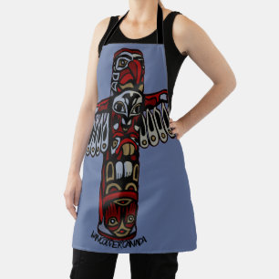 Tablier Vancouver Apron Vancouver Totem Pole Souvenirs