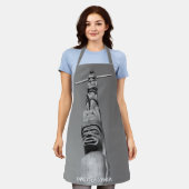 Tablier Vancouver Apron Vancouver Totem Pole Souvenirs (Porté)