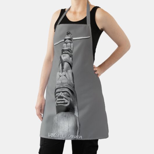 Tablier Vancouver Apron Vancouver Totem Pole Souvenirs (Insitu)