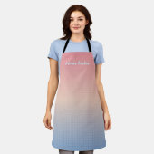 Tablier Vaporwave personnalisé (Porté)