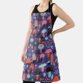 Tablier Variété de champignons : Illustration Vintage (Insitu)