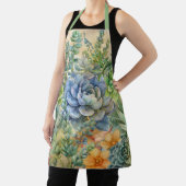 Tablier Variété De Succulents (Insitu)