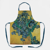 Tablier Vase de fleurs avec iris de Vincent van Gogh (Recto)
