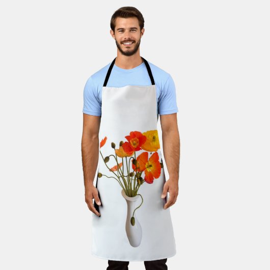 Tablier Vase de pavots Apron (Porté)