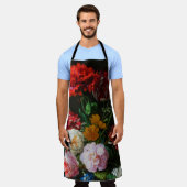 Tablier Vase de verre avec des fleurs (Porté)