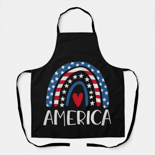 Tablier Vector 4 juillet fête de l'indépendance américaine (Recto)