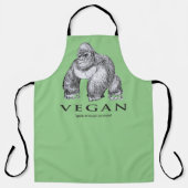 Tablier Vega gorilla obtient assez de protéines drôle (Recto)