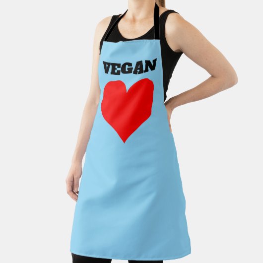 TABLIER VEGAN BLUE KITCHEN APRON (Insitu)