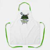 Tablier Vegan Grill Master (avec votre nom) (Recto)