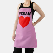 TABLIER VEGAN PINK KITCHEN APRON (Insitu)